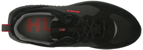 Image of HUGO Mens Running Style Mix Material Sneakers