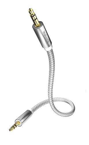 In-akustik Premium II 3,5 jack stekker op 3,5 jack stekker 1,5 m wit