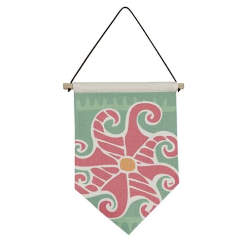 Drapeau en toile totem mexicain pour créer une ambiance bohème et chaleureuse dans votre bureau