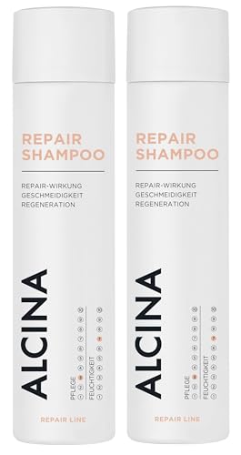 2er Haar Pflege Shampoo Alcina Repair 250 ml