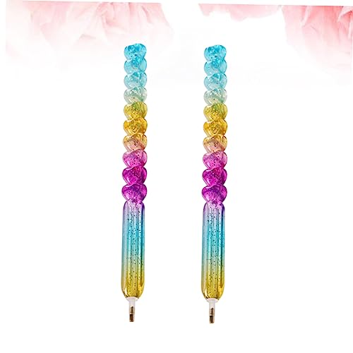 Mipcase Caneta Pontilhadora Para Arte Em Unhas 2 Peças Ferramenta Pontilhadora De Diamante Caneta De