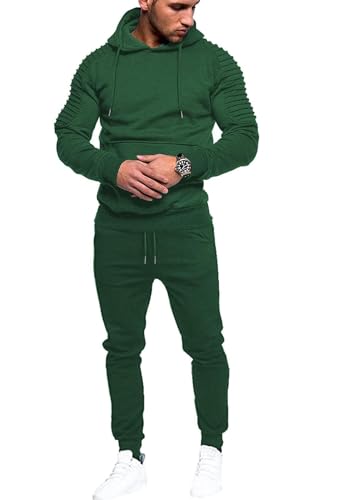 COOFANDY Men's Outfits 2 Piece Fashion Hoodie Sweatsuit Sets Casual Jogging Athletic Outfit Suits