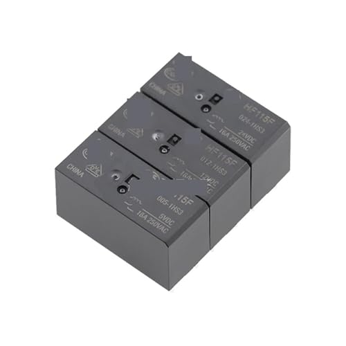 Relé HF115F-005-1HS3 de 5V para placas PCB y automatización industrial 16A