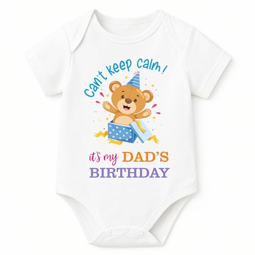 Image of Lillypupp Cotton Body Suit For New Born Baby Boy Girl Made To Express Love For Fathers /Daddies. Half Sleeves Romper Bodysuit Clothes For Infant Toddler Boys Girls.