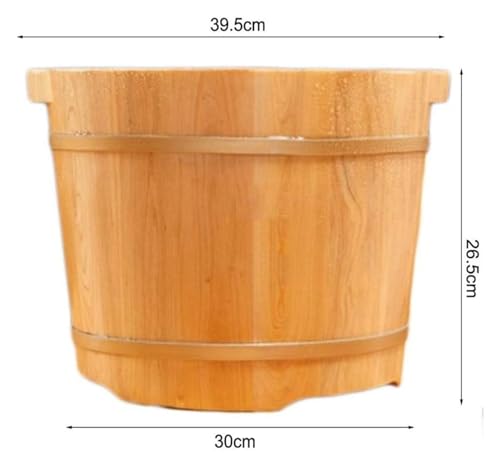 Tina de madera maciza para spa de pies con masaje miniatura 7
