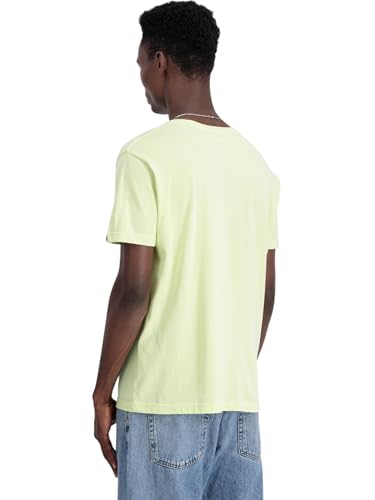 Alpha Industries Herren Basic T-Shirt, Arctic Lime, XL – Ansicht 5