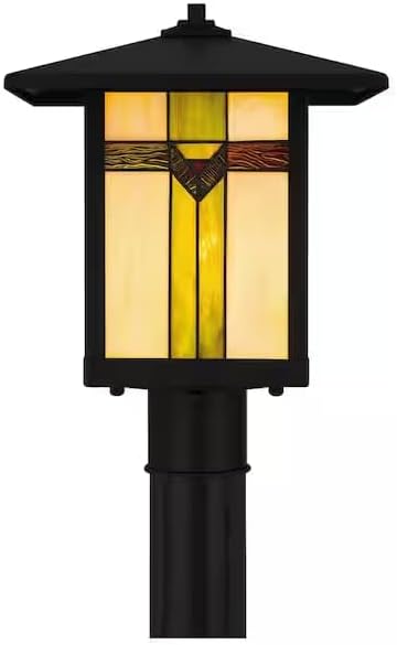 Ceybo Black Outdoor Hardwired Post Light – Weather-Resistant Steel Exterior Lamp