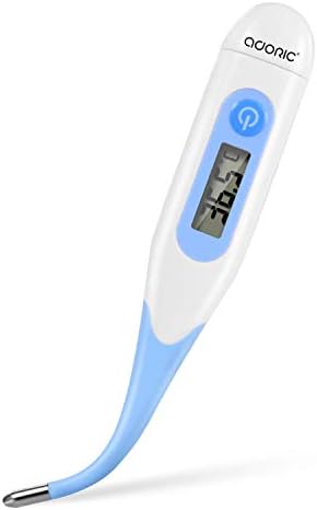 Thermometers, Adoric Best Digital Medical Thermometers Armpit and Oral Thermometers for Baby, Kids, Adults-Upgrade Version (Blue)