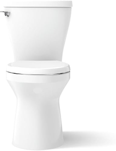 Miniatura 11 de Kohler K-20197-0 Betello - Inodoro alargado de 2 piezas con Revolution 360, color blanco