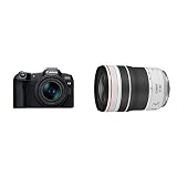 Canon EOS R8 Full-Frame Mirrorless Camera w/RF24-50mm F4.5-6.3 is STM Lens, 24.2 MP, 4K Video, DIGIC X Image Processor, Subject Detection & Tracking, Compact and RF70-200mm F4 L is USM (4318C002)