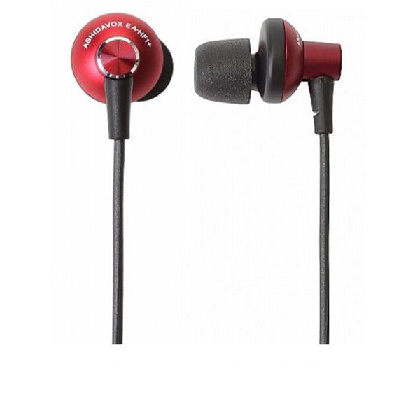 「ASHIDAVOX EA-HF1+ レッド」アシダ音響 有線イヤホン 保証あり Amazon.co.jp: [国内正規品] ASHIDAVOX EA-HF1+ レッド カナル型
