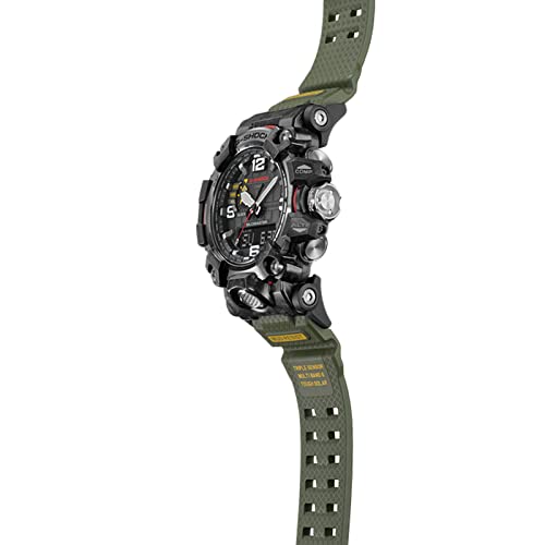 G-Shock New Thinner Carbon Mudmaster Watch, Solar Green