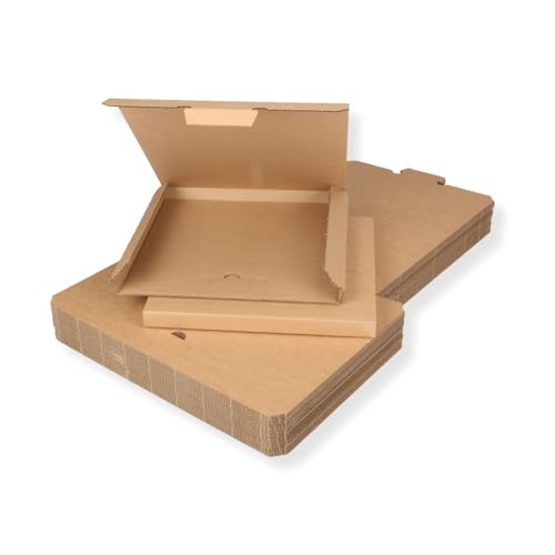 25 St. LP Schallplatten Versandkartons Kartonage für 3-6 Vinyl LP Maxi 12 Zoll 325x325x20 mm extra stark