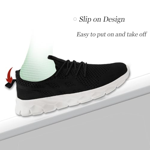 Image of DLWKIPV Men Running Shoes Men's Tennis Shoes Lightweight Breathable Fashion Sneakers Non Slip Workout Gym Shoes for Running