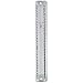 Plastic Mezuzah Lucid Silver Stones 12 Cm