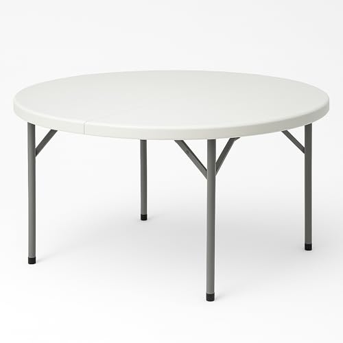Genérico Mesa Plegable Redonda 150 cm Gris