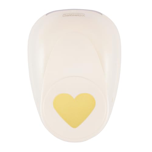 Vaessen Creative Perforatrice de Papier, Taille L, Coeur, Pour Projets DIY, Scrapbooking, Création de Cartes et Plus