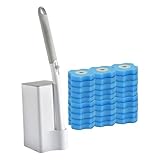 TAIZhiChen Einweg-Toilettenbürste und -halter – Reinigung und einfache Handhabung – für den Hausgebrauch – effektives Reinigungszubehör