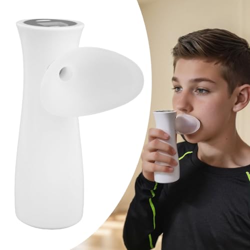 SUNGOOYUE Spirometro per Misurazione della capacità Polmonare, Sensore Ad Alta Precisione e Display HD Dispositivo di Test di Fitness Portatile per Atleti Studenti Monitoraggio della