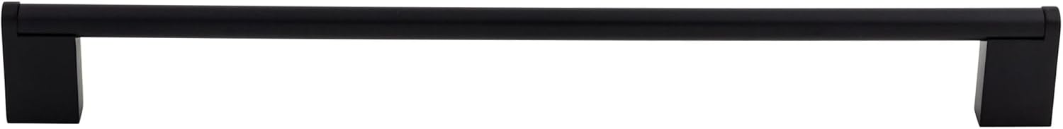 Top Knobs M1055 Bar Pulls Collection 3-3/4" Princetonian Steel Bar Pull, Flat Black