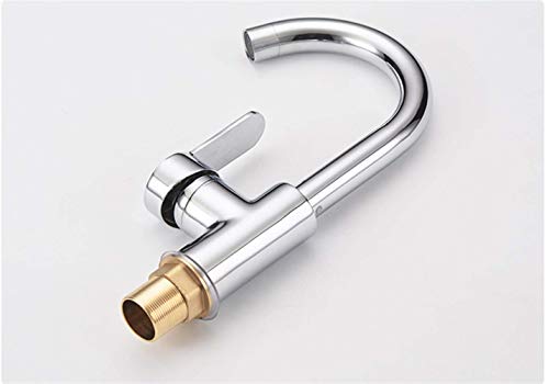 Robinet de cuisine rotation 360 mitigeur cuivre eau chaude froide - 6