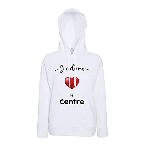 Sweat à capuche J'adore le Centre Region de France Orleans pour raviver vos souvenirs