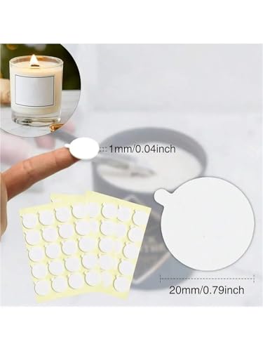 1600 stickers adhesivos para mechas de velas miniatura 2