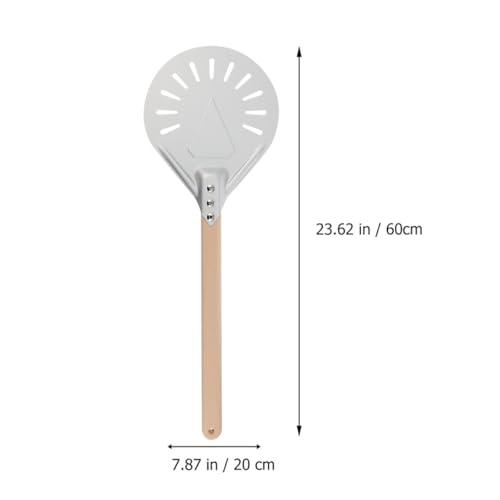 Pelle à pizza perforée en aluminium pour ne plus brûler vos pâtes - 3
