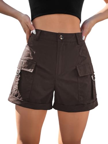 Image of GRECIILOOKS Women's Casual Knee Length Shorts,Casual Relaxed Fit Summer Shorts for Women & Girls | Comfortable Everyday Wear | Available in Plus Sizes