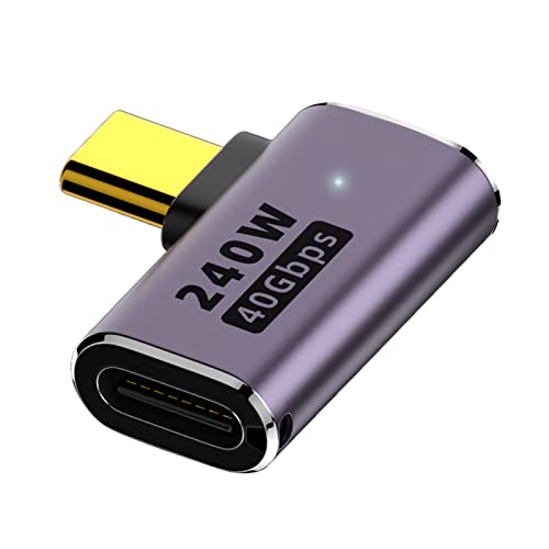 GMBYLBY Portable Type C Adapter OTG 40Gbps Fast Data Transfer Tablet Charging Converter 240W 40Gbps Speed USB C Adapter
