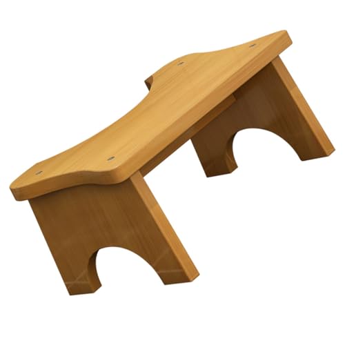 Tabouret toilette bois design élégant et robuste pour salle de bain