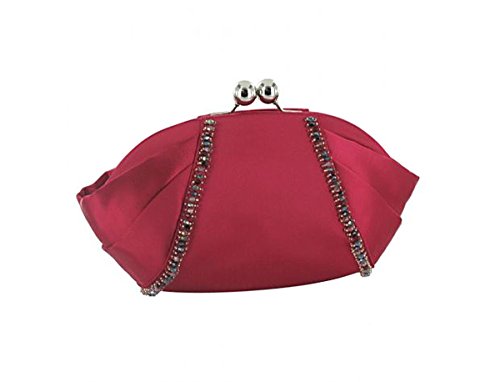 Pochette pour femme rose : sac de soirée chic en taille unique