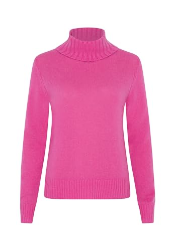 Image of Style & Republic Women's 100% Cashmere Turtleneck Sweater, Regular Fit, Premium Knit Jumper for Autumn, Winter and Spring