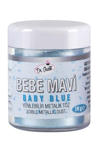 Metalik Toz 10 g - Bebe Mavi