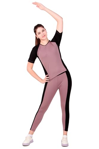 Image of Benzos Women's Body Fitted Gym Running Sports Track Suit | Regular Casual Fit | Track Suit for Girls & Women | Fabric - Polyester Blend
