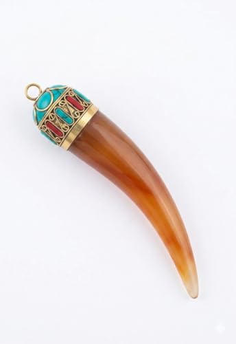 Coyote Tooth Talisman- COLMILLO DE Coyote AMULETO, Spiritual Amulet for Protection, Wisdom, and Resourcefulness- Casa de Bendiciones- House of Blessings