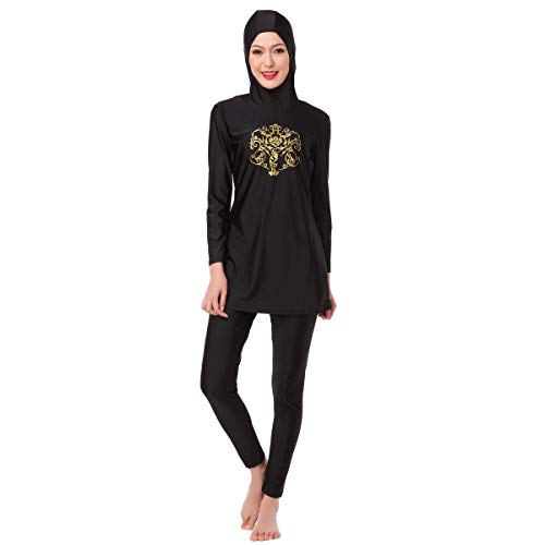 Burkini musulman lumineux pour nager confortablement avec un maillot modeste