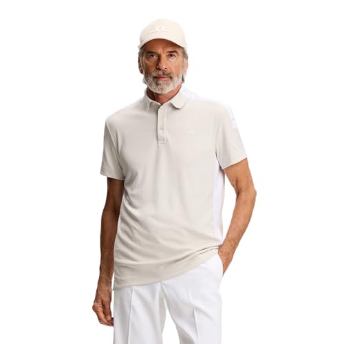 [J. Lindeberg] ゴルフウェア 吸湿速乾 Bo 半袖ポロシャツ 071-25342-26SS-006 (アイボリー/Ｌ/Men's)
