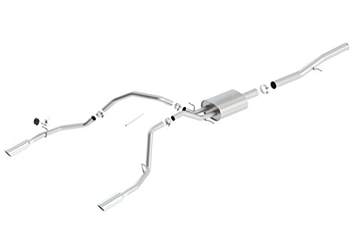BORLA 140570 Cat-Back Exhaust Touring System for Chevrolet Silverado/GMC Sierra 1500