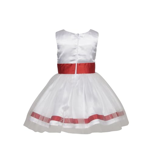 Image of SOFYANA Girl's Satin A-Line Knee-Length Dress