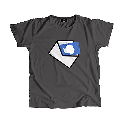 T-shirt Antarctica Mail unisexe en coton durable pour homme et femme