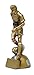 Decade Awards Soccer Goldstar Trophy, Male - Futbol Award - 8 Inch Tall - Engraved Plate on Request