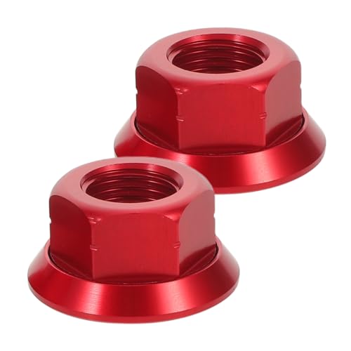 JOINPAYA 折りたたみ 山地自転車用フランジ付きアクスルナット 高耐久アルミ合製 クイックリリース対応 ホイールハブ固定パーツ で簡単取り