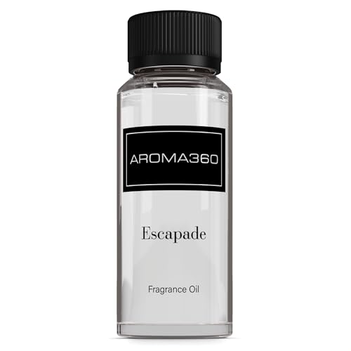 Aroma360 - Escapade Fragrance Oil Scent - Luxury Aromatherapy Scent Diffuser Oil - Hints of Lemon,...