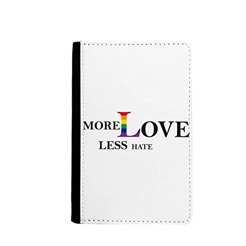 Étui portefeuille de voyage LGBT multicolore arc-en-ciel 3.7x5.8"