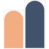 2 Stück Bogen Wandtattoo Geometrische Tapete aus PVC für Fenster