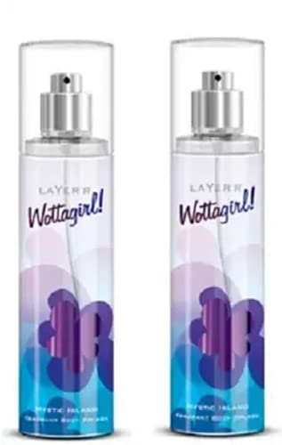 LAYER'R Layerr Wottagirl Mystic Island Combo of 2 Pieces Deodorant Spray - For Women (270 ml, Pack of 2)