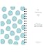 Kahootie Co. Kahootie Co Weekly Planner, 6-inch x 9-inch, Teal Polka Dot (ITKWTPD)