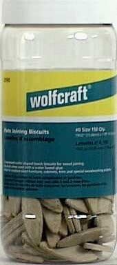 Wolfcraft Biscuits 19/32 X 1-7/8 " 150 / Bottle