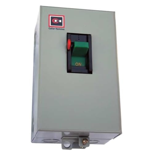 Eaton Interruptor Manual Motor, NEMA M-1, 3 polos, 3 fases, palanca, 20 A B100S1C - 1 unidad